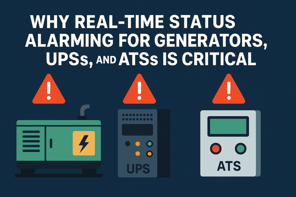 Generator Status Monitor Real-Time Status Alarming for Generators Explained